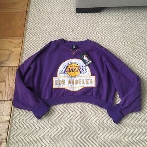 Lakers Patch Cropped Sweatshirt by UNK x | Products in 2019 Lakers Patch Cropped Sweatshirt by UNK x | Products in 2019